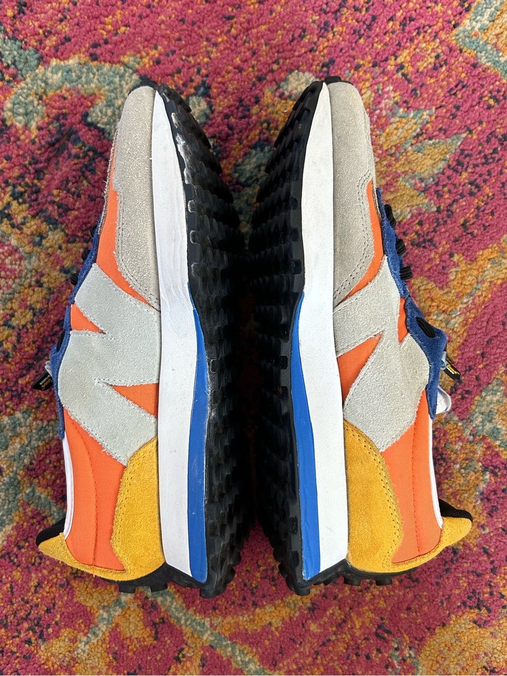 New Balance | Men’s 327 Multicolor Suede/Canvas Dejonte Murray Sneakers Size 7.5 - Picture 2 of 14